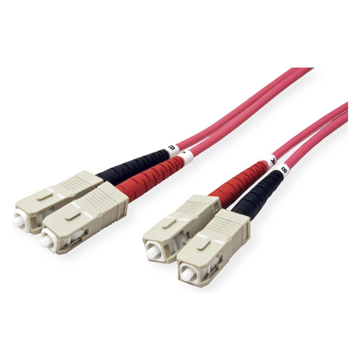 EFB Elektronik Duplex Jumper SC/SC 50/125µ,5 Meter, ECOFIBER, OM3+,LSZH (5 m) (O0318.5)