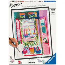 Ravensburger CreArt, Malen nach Zahlen Art Collection - Henri Matisse: Offenes Fenster in Collioure