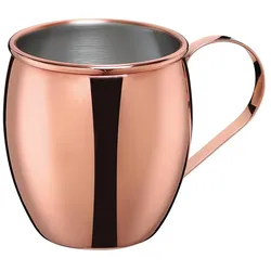 Cilio Becher Henkelbecher Kupfer poliert 0,5 Liter