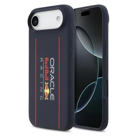 Red Bull Silicone Vertical Logo MagSafe Case for iPhone Air Navy (Apple iPhone Air) (RBHMP17M24SIOLRV)