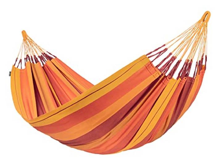 LA SIESTA® Modesta Volcano - Klassische Doppel-Hängematte aus Bio-Baumwolle