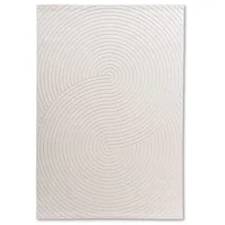 Outdoorteppich Tanya II 133 x 200 cm Polypropylen Beige Creme