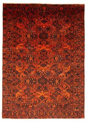 ECARPETGALLERY Hand-knotted Vibrance Red Wool Rug - 6'11 x 9'8