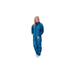 Vlies-Overall mit Kragen Premium  Blau L