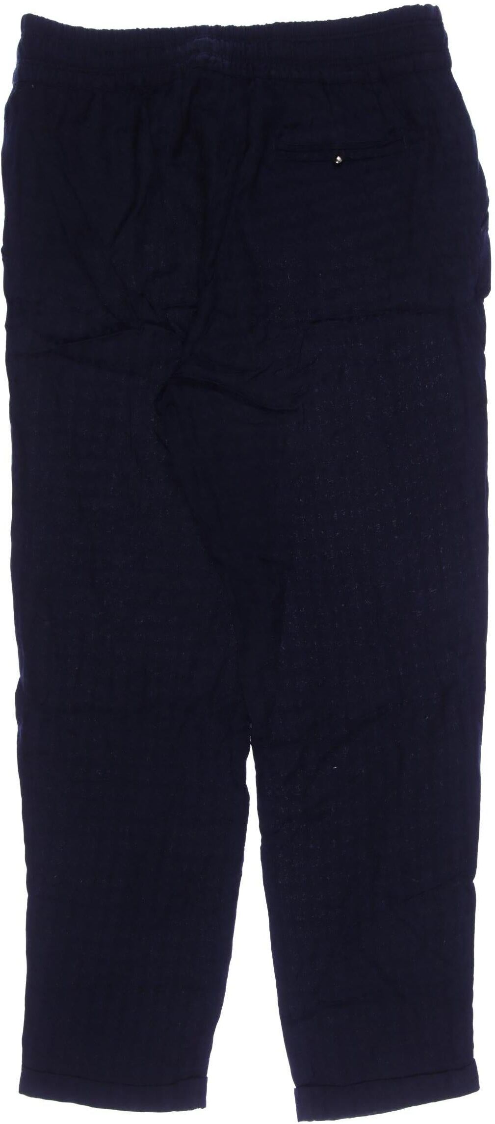 Massimo Dutti Damen Stoffhose, Marineblau, Gr. W31, Viskose - Second Hand