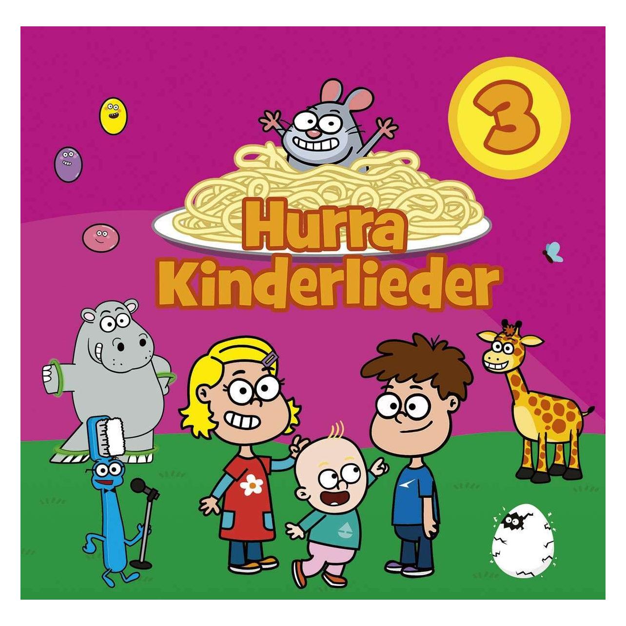 Karussell Hurra Kinderlieder 3 (Kai Hohage, Deutsch) (557531-6)