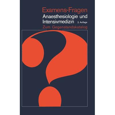 Anaesthesiologie und Intensivmedizin, Taschenbuch von , Springer Berlin, 978-3-540-10321-9