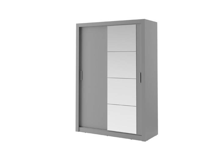 Compleo Kleiderschrank ARTI 04 auf praktische Art, Mehrweckschrank 150 cm mit Spiegel