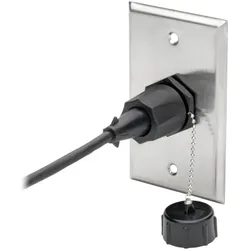 Eaton RJ45 Bulkhead Coupler for Cat5/Cat6 Female to Female Shielded Industrial Dust Cap -, Zubehör Netzwerk