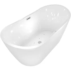 AcquaVapore freistehende Badewanne Wanne F13 180x92cm Whirlpool Luftmassage