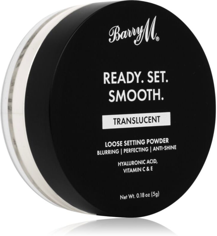 Barry M Ready Set Smooth mattifying loose powder shade Translucent 5 g