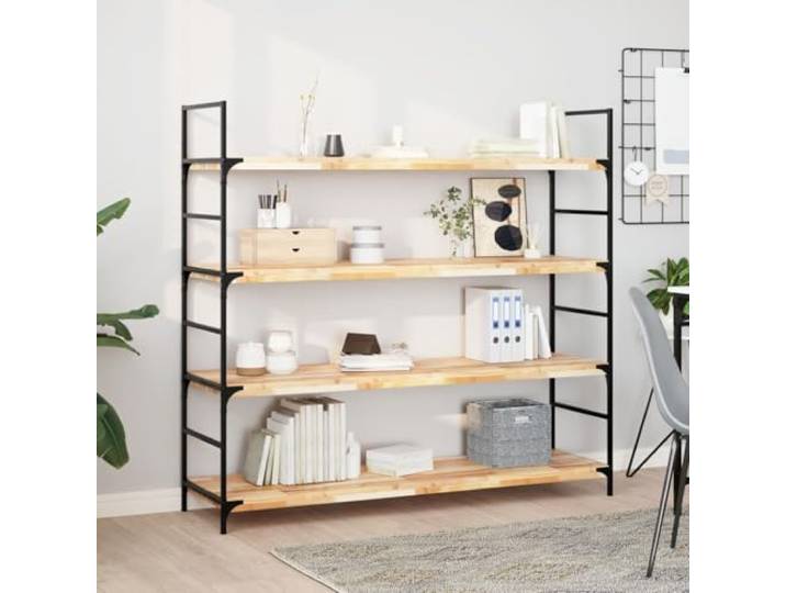 YUTAASU Schweberegal 120x40x4 cm Massivholz Akazie Unbehandelt DIY Wandboard, Platzsparend, Für Küche Bad Wohnzimmer, Einzelstück