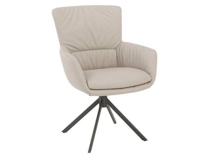 Plantagie Armlehnstuhl AIDA, creme, Leder
