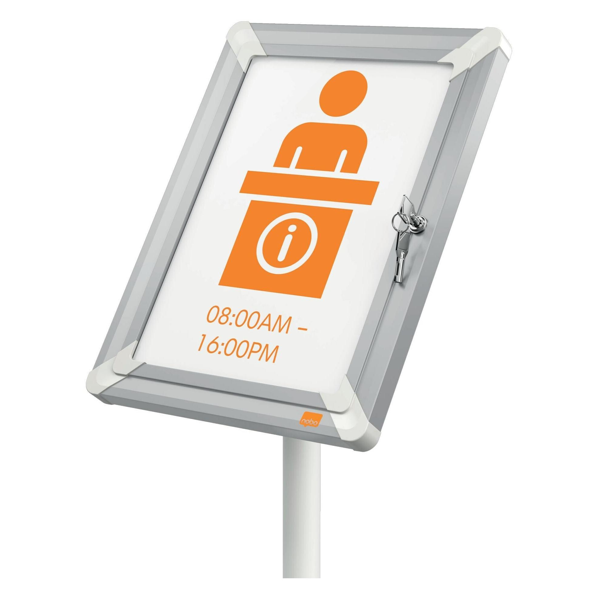 Nobo Premium Plus Abschliessbarer A4 Displayständer (A4) (1915739)