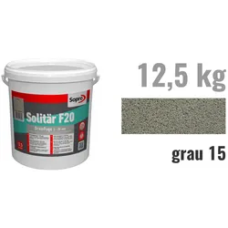 Sopro Bauchemie Solitär F20 Pflasterfugenmörtel Wasserdurchlässig Fugenmasse Grau 15