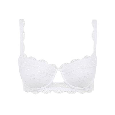 Dirndl-BH NINA VON C. "Balconnet Dirndl BH Silver Edition", Damen, Gr. 95, Cup B, weiß, Obermaterial: 86% Polyamid PA. 14% Elasthan EL., BHs Dirndl-BH