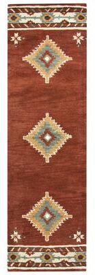 Alora Decor Ryder Brown, Tan, and Grey Hand-tufted Wool Rug