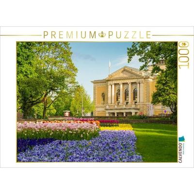 CALVENDO Puzzle Oper in Halle-Saale | 1000 Teile Lege-Größe 64x48cm Foto-Puzzle für glückliche Stunden