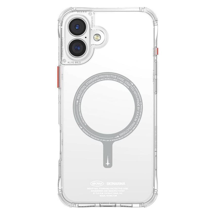 Skinarma case Saido iPhone 16 Plus 6.7" Magnetic Charging clear (Apple iPhone 16 Plus) (8886461245950)