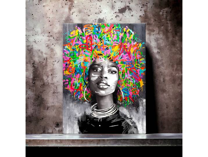 Tableau Décoratif Portrait de femme Pop art
