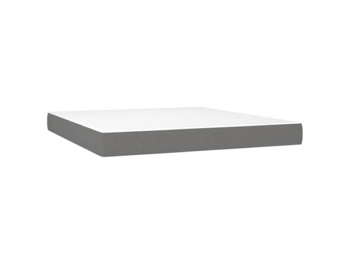 Taschenfederkernmatratze, 160 x 200 x 20 cm, mittlere Härte, Dunkelgrau Atmungsaktives und langlebiges Gewebe, druckunterstützender Schaumstoff, nächtliche Stabilität, Vakuumverpackung