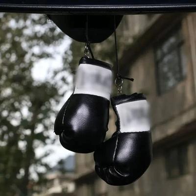 Inspired Finds Christmas Boxing Glove Rearview Mirror Hanging Ornament black