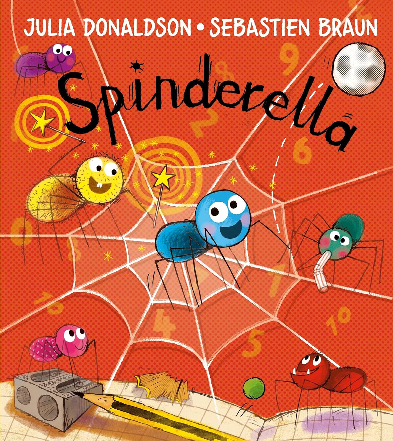Various Publishers Spinderella & Night Monkey Day Monkey by Julia Donaldson - 2 Book Paperback Picture Book Collection Set - Ages 3-6 - Rhyming Bedtime Stories Gift