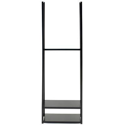 Kaminholzregal WESTMANN "Porthos", schwarz, B:40cm H:120cm T:20cm, Metall, Stahl, Kaminholzlager, Kaminholzregal, schwarz, BxTxH: 40x20x120cm