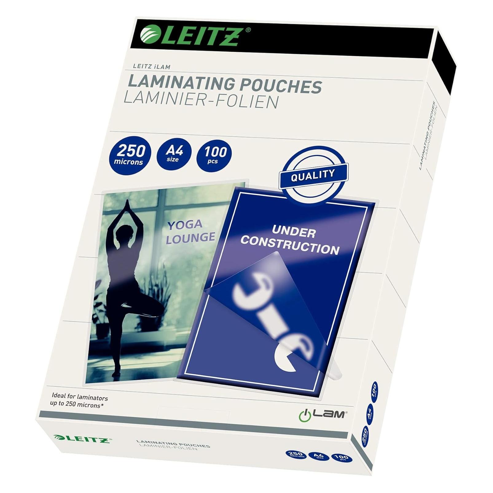 Leitz Laminier-Folientasche (A4, 100 Stk., 250 µm) (16935)