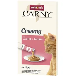Animonda Carny Creamy Adult mit Lachs & Taurin 11x90 g