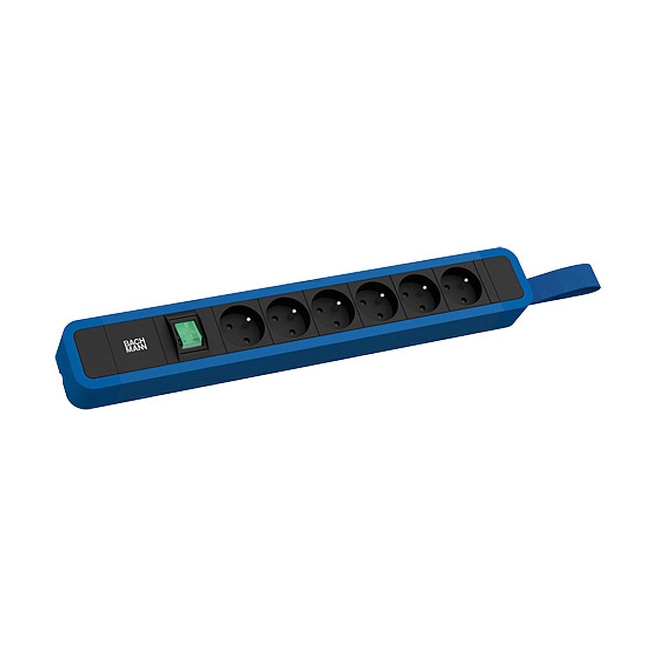 Bachmann BACH Steckdosenleiste (6x, CEE 7/3, CEE 7/5, 2 m) (350.338)