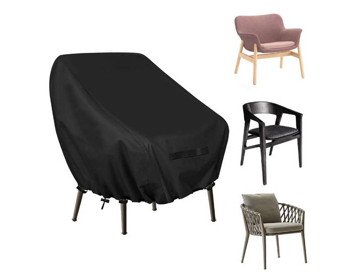 Gartenstühle Abdeckung Wasserdicht 420D Oxford-Stoff Schutzhülle 89x97x74cm 1 Stück