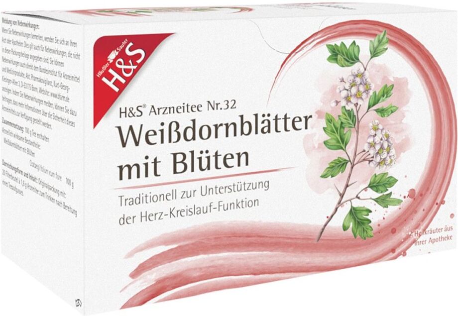H&S Weißdornblätter mit Blüten 20X1.6g