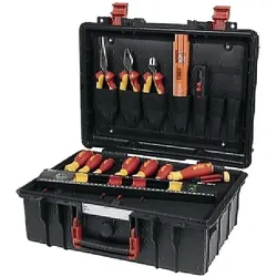 Wiha, Werkzeugkoffer, Basic Set L electric (18 Teile)