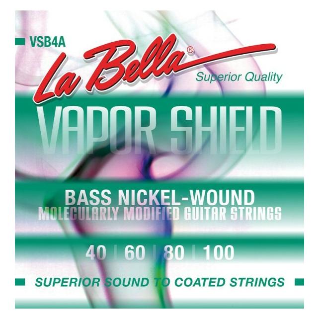 La Bella Vapor Shield Bass VSB4A 040/100 (4x, Bass, E-Gitarre, 0.10") (VSB4A)