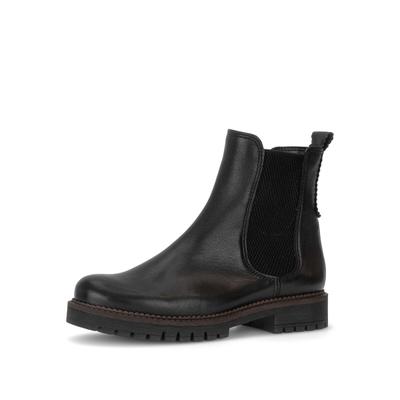 Chelseaboots GABOR "Chelsea Boot", Damen, Gr. 37, schwarz, Schuhe Chelseaboots