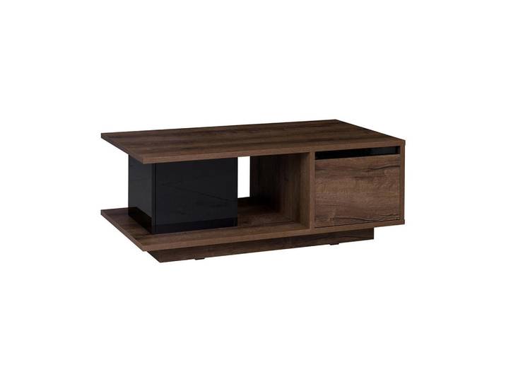 Beautysofa Couchtisch Devon mit 2 Türen, Eiche monastery, Eichefarben, 120x46x65 cm, Wohnzimmer, Wohnzimmertische, Couchtische