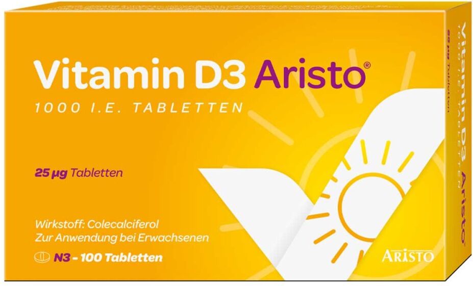 Vitamin D3 Aristo 1000 I.E. Tabletten
