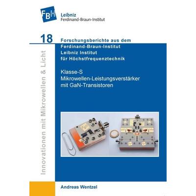 Klasse-S Mikrowellen-Leistungsverstärker mit GaN-Transistoren, Taschenbuch von Andreas Wentzel, Cuvillier, E, 978-3-86955-897-4
