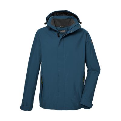 Funktionsjacke KILLTEC "KOS 87 MN JCKT", Herren, Gr. M, ocean, Obermaterial: 100% Polyester.Futter: 100% Polyester, Jacken Funktionsjacke, Wasser- und winddicht, atmungsaktiv, abnehmbare Kapuze
