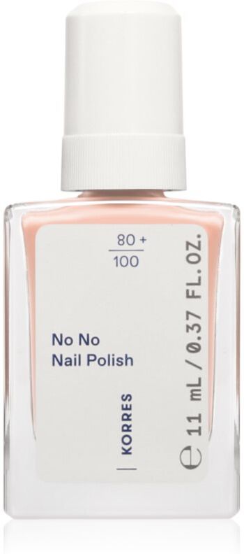 Korres No No Nail Polish nourishing nail varnish shade 20 Peach Blush 11 ml