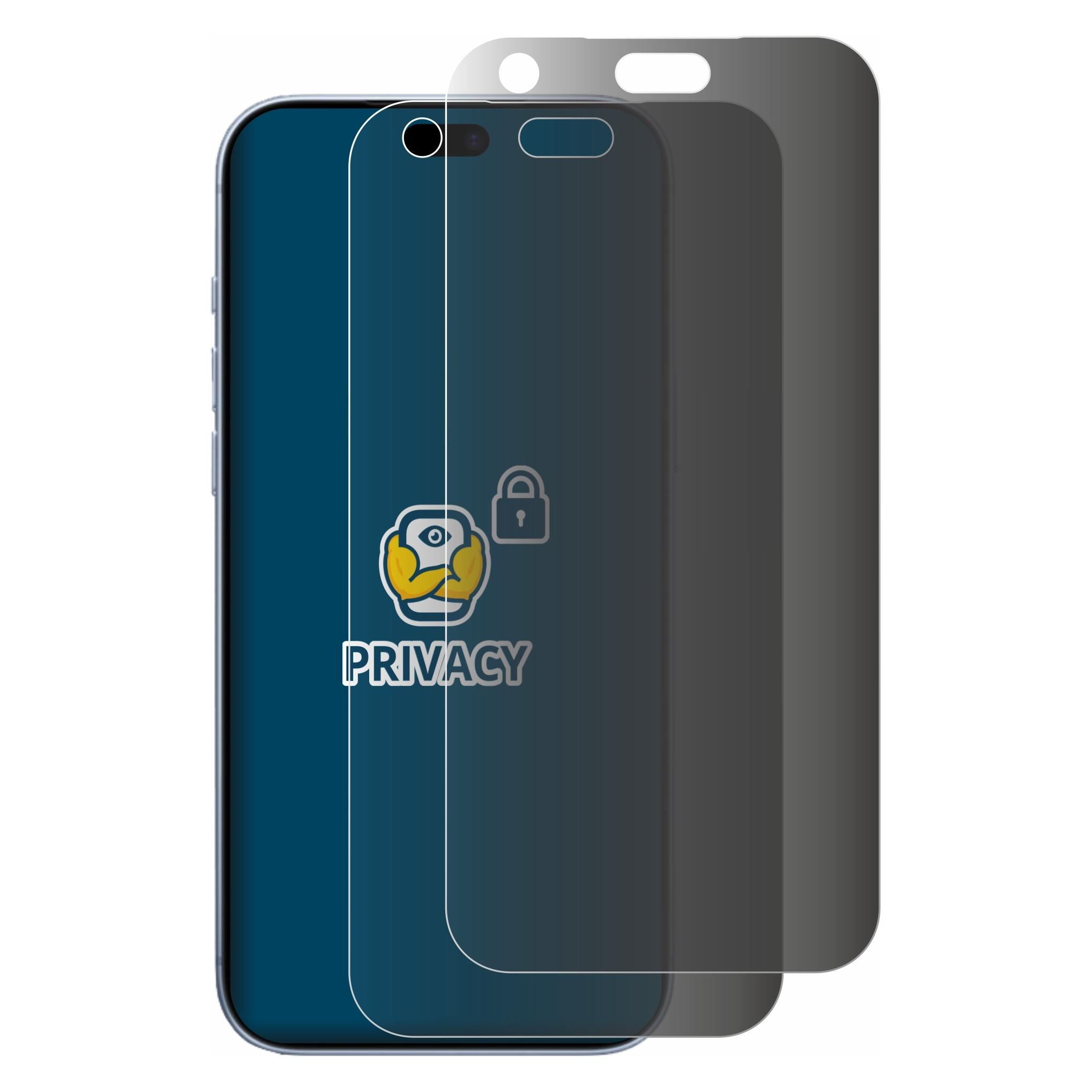 Brotect Sichtschutzfolie für Apple iPhone 18 Pro Max Anti-Spy Privacy Folie Blaulicht-Schutz (2 Stk., Apple iPhone 18 Pro Max) (4364865)