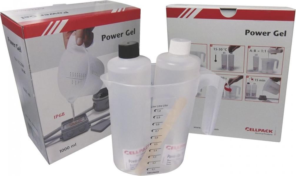 Cellpack Power-Gel elastisch, 1000 ml, transparant