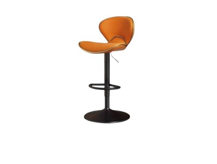 VNCdfhETs Barstuhl Höhenverstellbare Barhocker, Hochstühle for Das Esszimmer Barhocker(Orange)