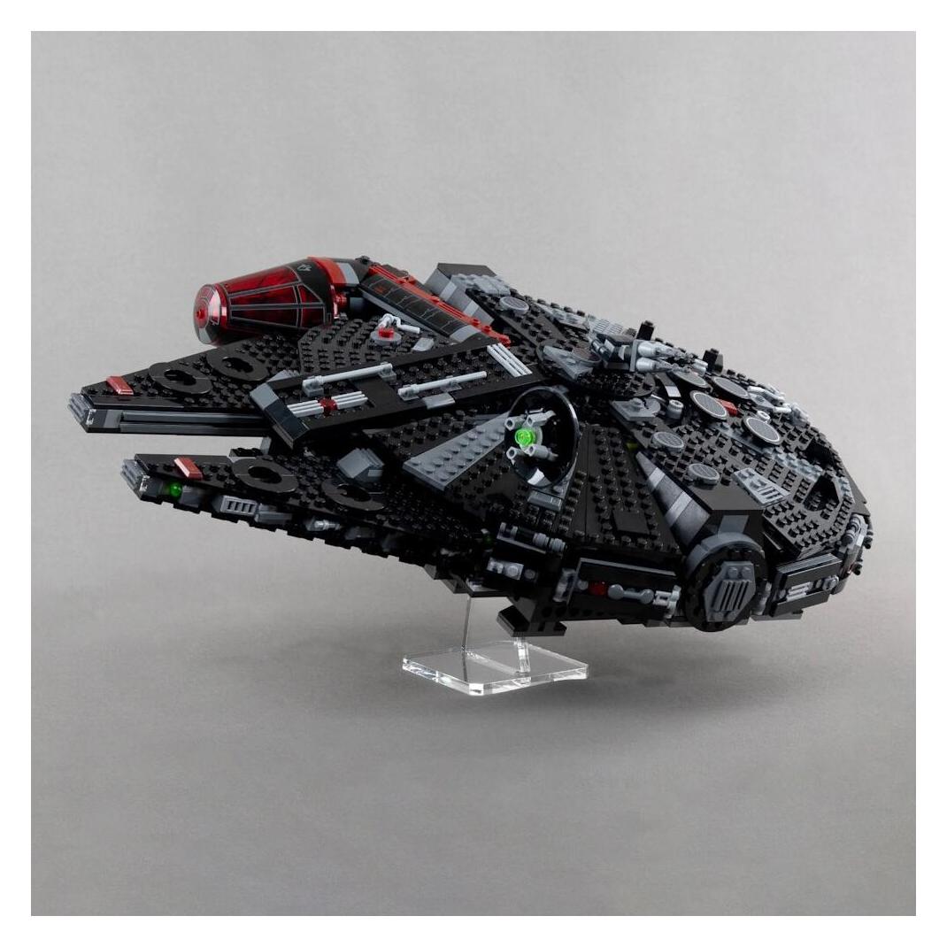 iDisplayit Acryl-Ständer für LEGO Modelle (Angewinkelt 8 cm hoch) (XP20H8-PNK)