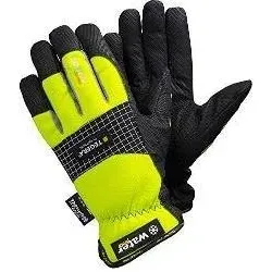 Tegera, Schutzhandschuhe, Ejendals 293, Workshop gloves, Black, White, Yellow, Adult, Adult, Latex, Leather, Polyester (9)
