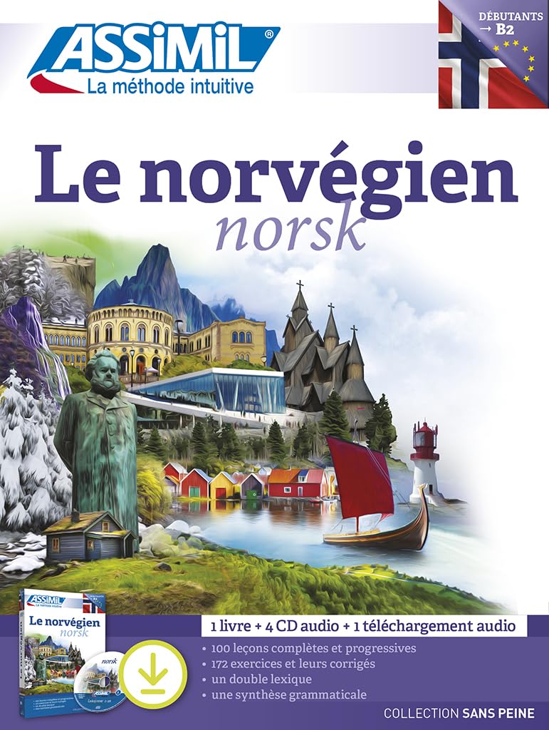 Le norvégien, débutants-B2 : 1 livre + 4 CD audio + 1 téléchargement audio - Preis vom 04.10.2026 03:51:26 h