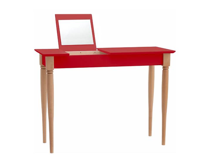 Schminktisch 105cm Rot/Rot