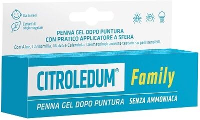 Named Citroledum Family Penna Gel Dopo Puntura Senza Ammoniaca 15ml