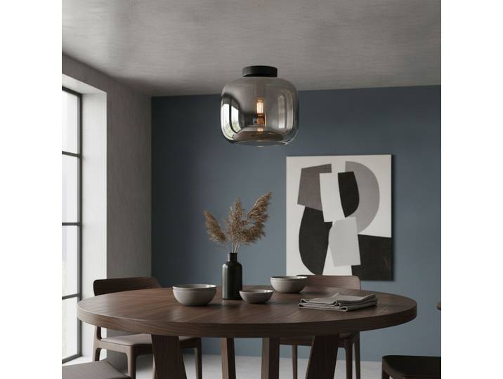 Plafondlamp Preston-24 met smoke glas Artdelight - PL PRESTON-24